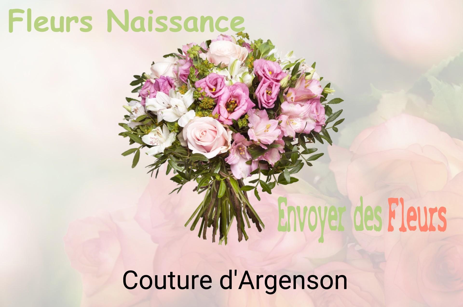 Bouquet de fleurs de naissance livré à Couture-d'Argenson